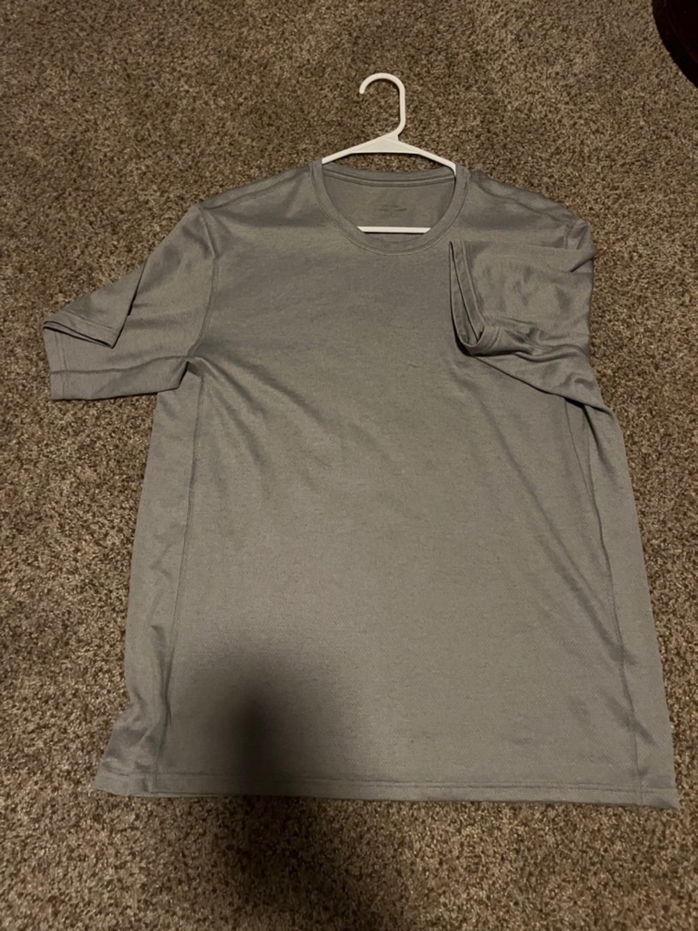 Men's Prana Short-Sleeve Performance Tee in Gray